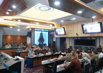 Bupati Ikfina Ikuti Rakor Pimpinan Kementerian/Lembaga Program Pemberantasan Korupsi Pemerintah Daerah Serta Peluncuran Indikator MCP Tahun 2023