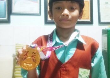 Siswa MINU KH Mukmin Raih Emas Internasional Roller Skate Regent Cup 2023