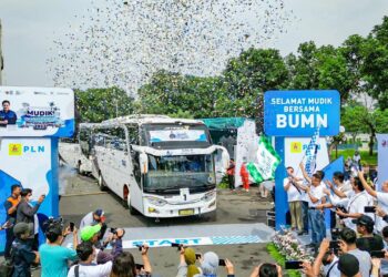 PLN Berangkatkan 1000 Pemudik Gratis ke 33 Kota/Kabupaten Jatim dan Jateng