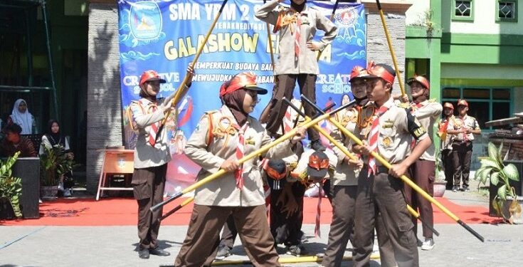 SMA YPM 2 Sidoarjo Tampilkan Ekstra Unggulan Dalam Gala Show