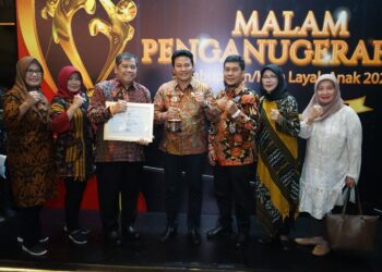 Kabupaten Sidoarjo Kembali  Menerima Penghargaan Kota Layak Anak