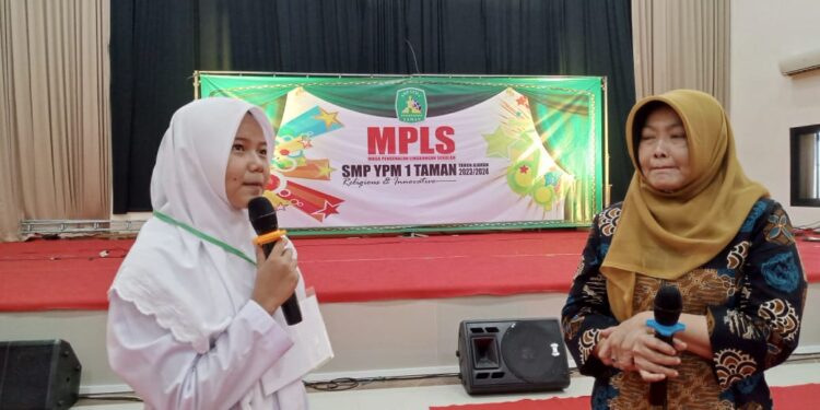 SMP YPM 1 Taman Ahiri Kegiatan MPLS Dengan Ikrar Anti Bullying dan Pentas Seni