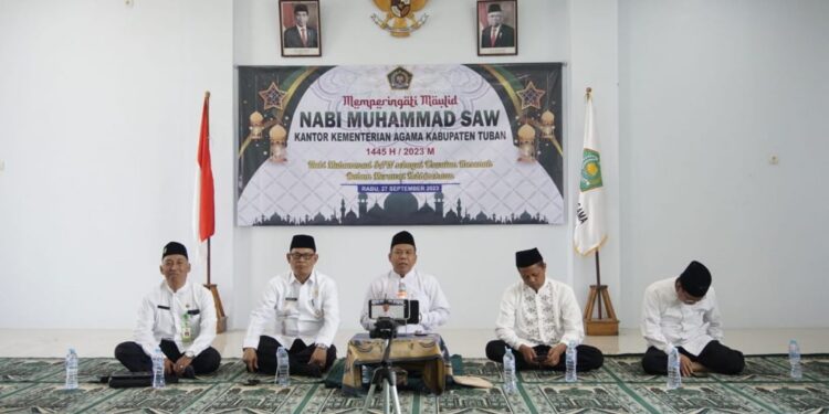 Kakankemenag Tuban, Ajak ASN Teladani Nabi Muhammad SAW dalam Merawat Kebinekaan