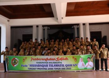 Kabupaten Mojokerto Berangkatkan 48 Kafilah ke MTQ Jawa Timur