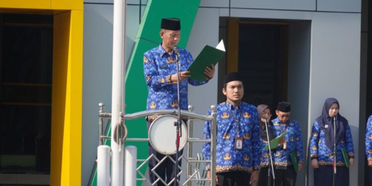 ASN Kanwil Kemenag Jatim Ikuti Upacara Peringati Kesaktian Pancasila