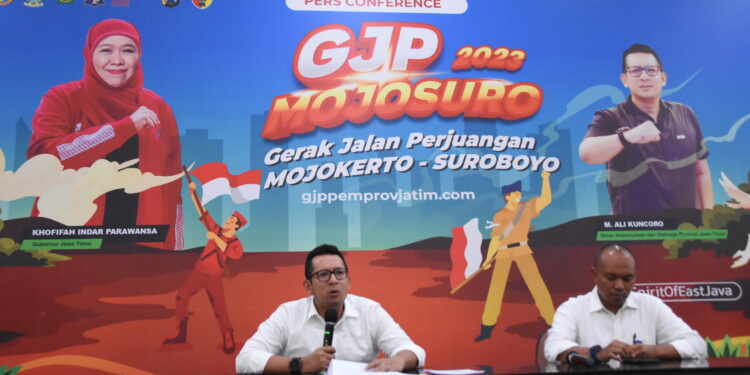 Dispora Jatim Buka Pendaftaran Gerak Jalan Mojokerto Suroboyo