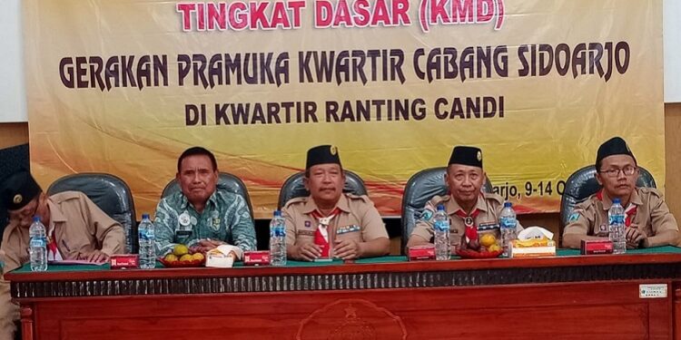 Puluhan Guru dan Pembina Pramuka SD Kecamatan Candi Ikuti KMD