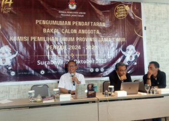 Hari Ini, KPU Jatim Buka Pendaftaran Anggota Periode 2024 – 2029