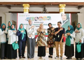 Hindari Penyakit Cacar monyet, Ning Sasha Sosialisasikan ‘Germas’