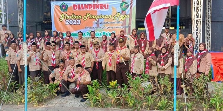 Perkuat Karakter Disiplin, Komunitas Pramuka Ma’arif Taman Adakan Dianpinru