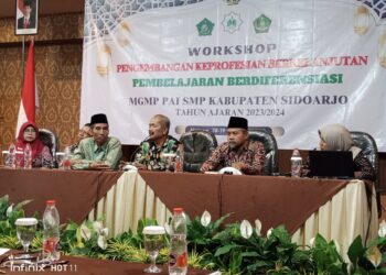 MGMP PAI SMP Kabupaten Sidoarjo Gelar Workshop PKB Pembelajaran Berdiferensiasi
