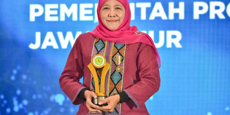 Pemprov Jatim Menjadi Juara Umum Anugerah DEN 2023