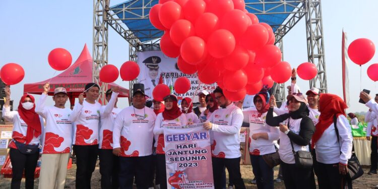 Peringati Hari Jantung Sedunia, Bupati Ikfina Ajak Masyarakat Jaga Hidup Sehat