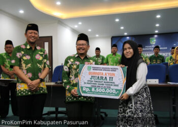 Dua Kafilah Jawara STQH Nasional 2023 Dapat Apresiasi dari Pemkab Pasuruan