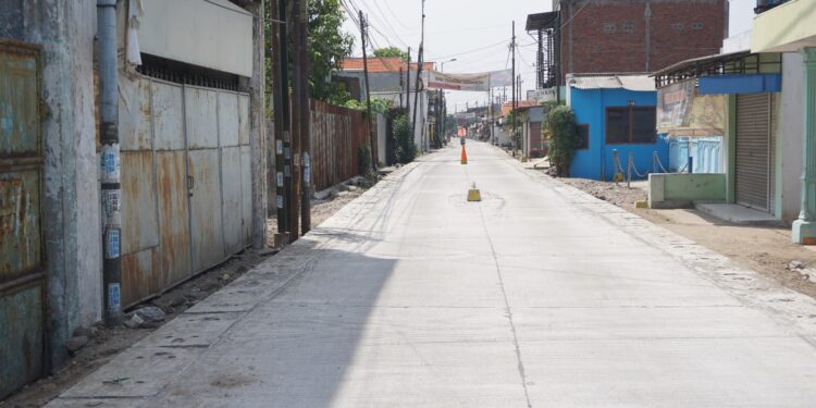 Proyek Betonisasi Tropodo 1 Waru Sudah Selesai 95 Persen Dari Target