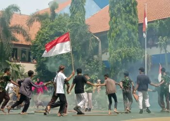 Usai Upacara Peringatan Hari Pahlawan SMPN 3 Gelar Drama Teatrikal