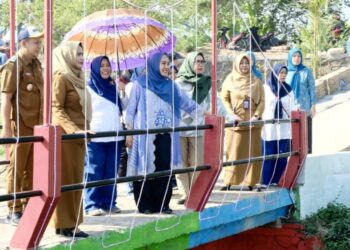 Ning Shasa Sidak 10 Desa Nominasi Peserta Lomba Sidoarjo Resik