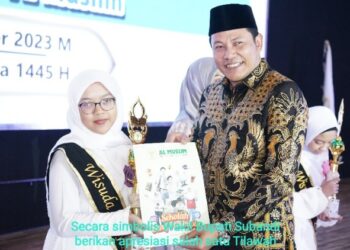 Wabup Subandi Beri Apresiasi 263 Wisuda Tilawati ke XXXI Al Muslim
