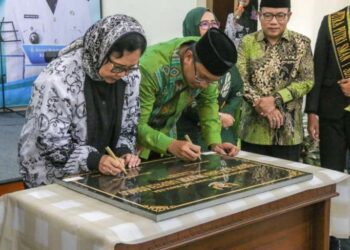 Bupati Muhdlor Minta PGRI dan DP3AKB Kolaborasi Dirikan SOTH