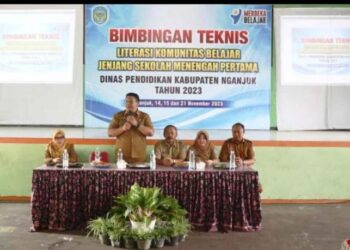 Guru SDN Gelam 1 Jadi Fasilitator Komunitas Literasi Guru SMP se Nganjuk