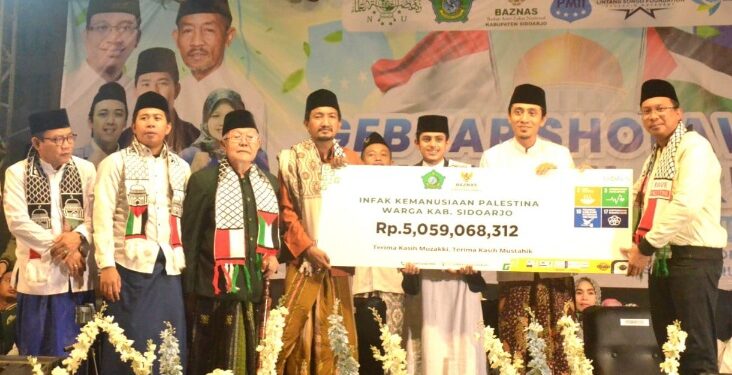 Baznas Sidoarjo Galang Bantuan Palestina Terkumpul Rp 5 Miliar