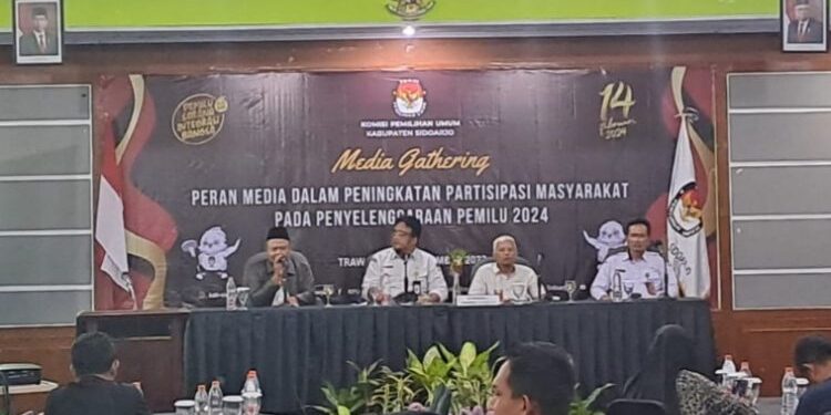 Ketua KPU Sidoarjo Berharap Media Turut Sosialisasikan Kegiatan Pemilu