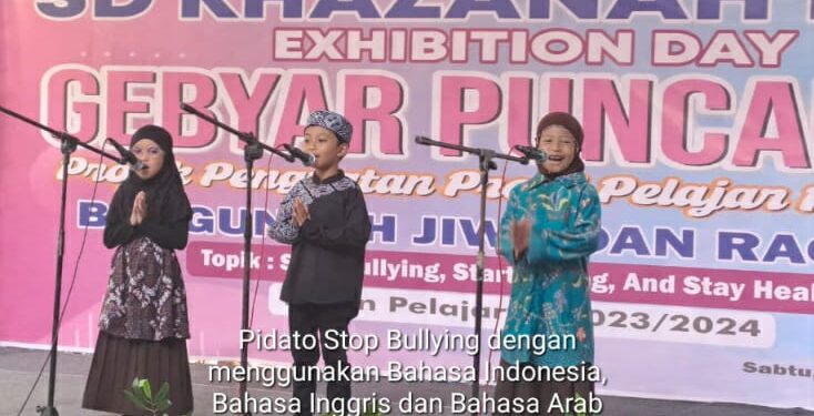 Gebyar Puncak P5, SD Khazanah Ilmu Gelar Exhibition Day ‘Stop Bullying’