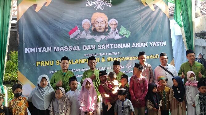 Baksos  PT. VUB Bersama PRNU Siwalanpanji Gelar Khitan Massal dan Santunan