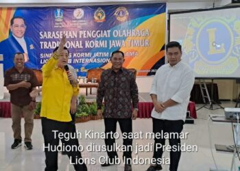 Dr. Hudiono,M.Si Dilamar Jadi Presiden Lion Club Internasional