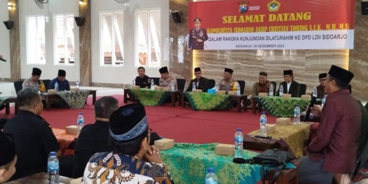 Kunjungan Kapolresta Baru Sidoarjo ke DPD LDII