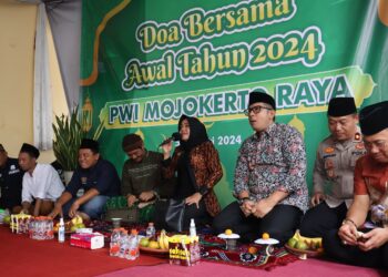 Bupati Ikfina Berharap Wartawan Aktif Menjaga Kondusifitas Wilayah di Mojokerto Raya