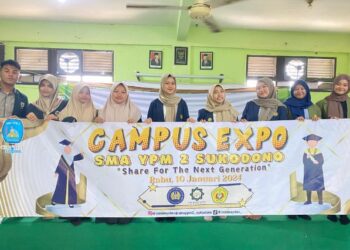 Ratusan Siswa Kelas XII SMA YPM 2 Sukodono Ikuti Gelar Campus Expo