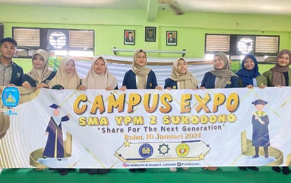Ratusan Siswa Kelas XII SMA YPM 2 Sukodono Ikuti Gelar Campus Expo