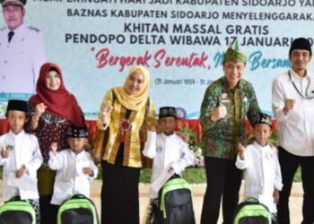 Peringati Hari Jadi Sidoarjo ke 165, Pemkab Gelar Khitan Massal