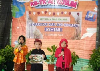 Semarakkan Harjasda ke-165, KB-TK Al Muslim Gelar Seni Budaya Tradisional