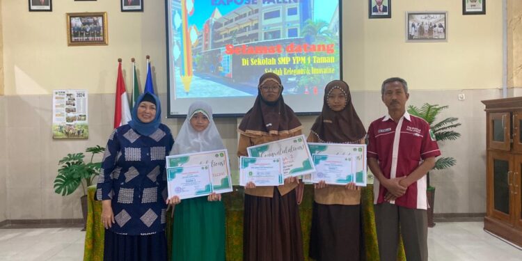 SDN Wage 1 dan MI. Bahrul Ulum Juara 1 Olimpiade Expose Talent 2024 SMP YPM 1 Taman