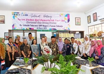 Setahun Deklarasikan Sekolah Toleransi, SMPN 1 Taman Dikunjungi USAID