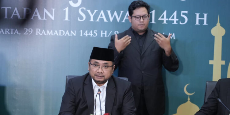 Sidang Isbat Tetapkan 1 Syawal 1445 H jatuh Pada Hari Rabu, 10 April 2024,”