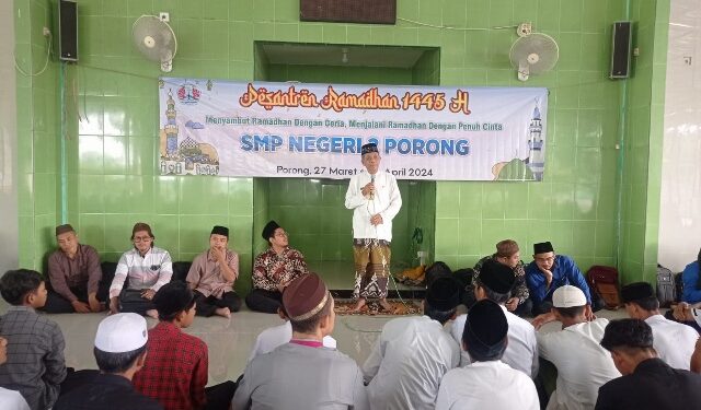 Pesantren Kilat SMPN 2 Porong, Upaya Tingkatkan Karakter Siswa
