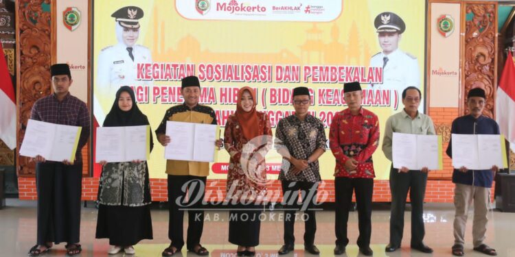 Puluhan Lembaga Keagamaan Dapat Hibah Dari Pemkab Mojokerto