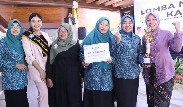 Kampanyekan Gerakan Membaca, Tim PKK  Sidoarjo Gelar Lomba Mendongeng