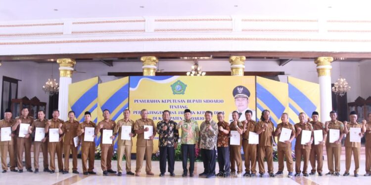 242 Kades Kabupaten Sidoarjo Terima SK Perpanjangan Masa Jabatan