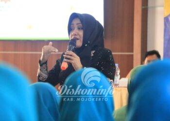 Bupati Ikfina Sosialisasikan Program Gagah Bencana di Kecamatan Dawarblandong