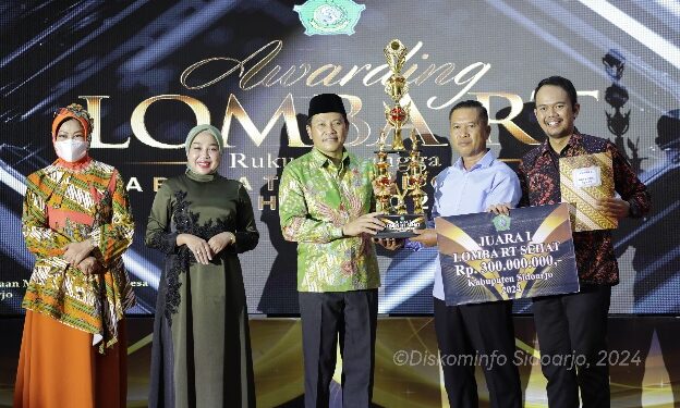 Plt Bupati Subandi Beri Hadiah Ratusan Juta Rupiah Untuk RT-RT Hebat