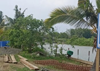 Warga Sambut Baik Pembangunan Jalan Rambat Beton di Dusun Muara Dua