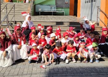 Peringati HUT RI ke-79.KB Al Falah Darussalam Tanamkan Cinta Tanah Air Sejak Dini