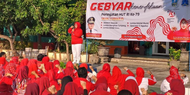 Penguatan Literasi SMA Negeri 2 Sidoarjo, Ramaikan HUT Kemerdekaan RI ke 79