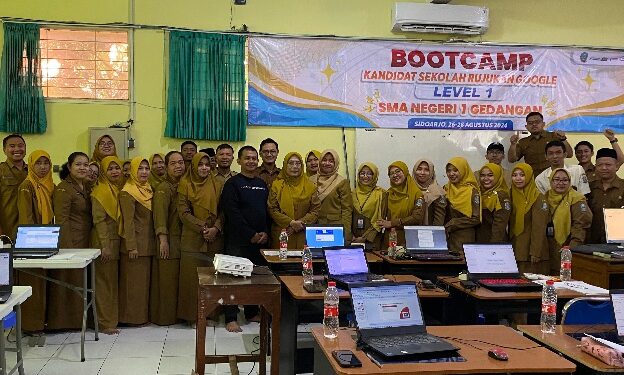 Tingkatkan Kompetensi Digital, SMA Negeri 1 Gedangan Lakukan Ujian GEG