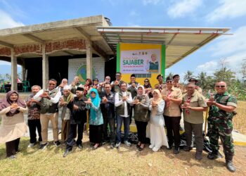 Kolaborasi Lintas sektor Jabar Bergerak Ciamis Bangun MCK di Kawali