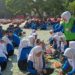 Cegah Stunting, SMPN 4 Sidoarjo  Lakukan Senam dan Makan Bergizi